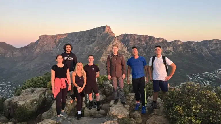 Lekker Hike guided group hiking Cape Town — guided hike on Lion's Head