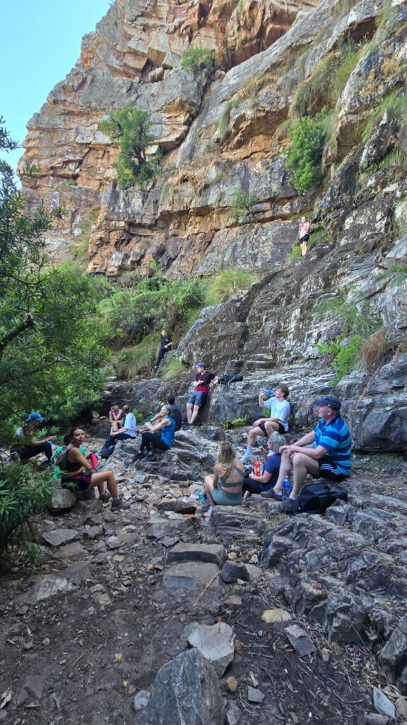 Paradyskloof waterfall hike through Eden Forest near Stellenbosch